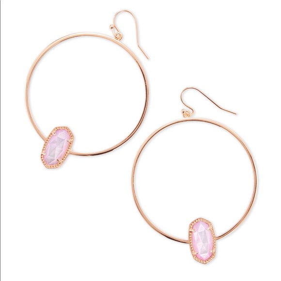 Elora rose gold earrings - Picture 2 of 3